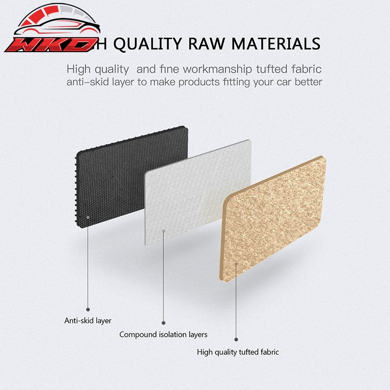 22-24 2 Series G42 230i M240i G87 M2 Anti-Slip Floor Mats Nylon Beige FOR: (BMW)