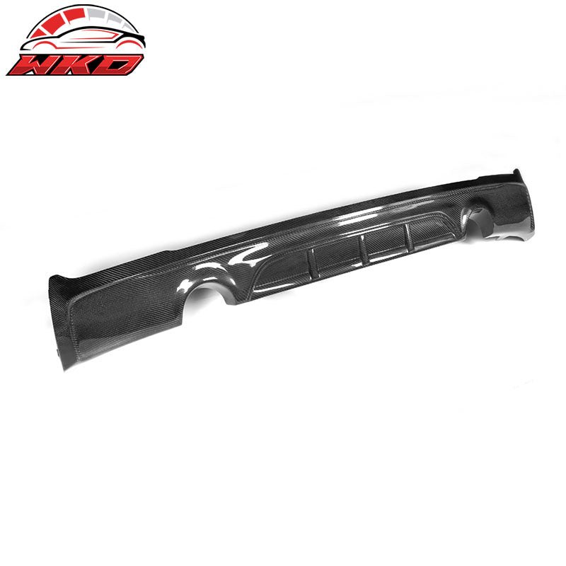 Fits 14-21 BMW F22 2 Series MP Style Rear Bumper Lip Diffuser Matte Carbon Fiber