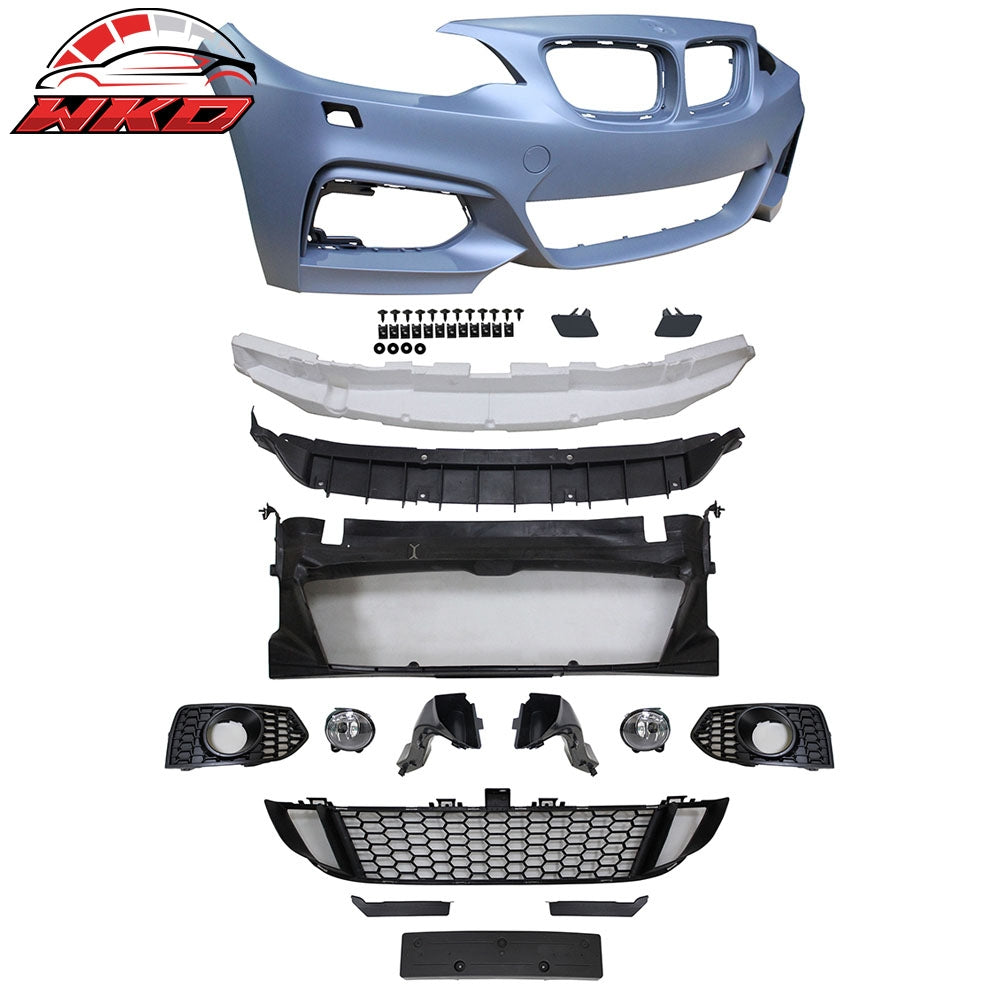Wholesale 14-21 BMW F22 F23 2-Series M Sport Style Front Bumper Cover Conversion PP