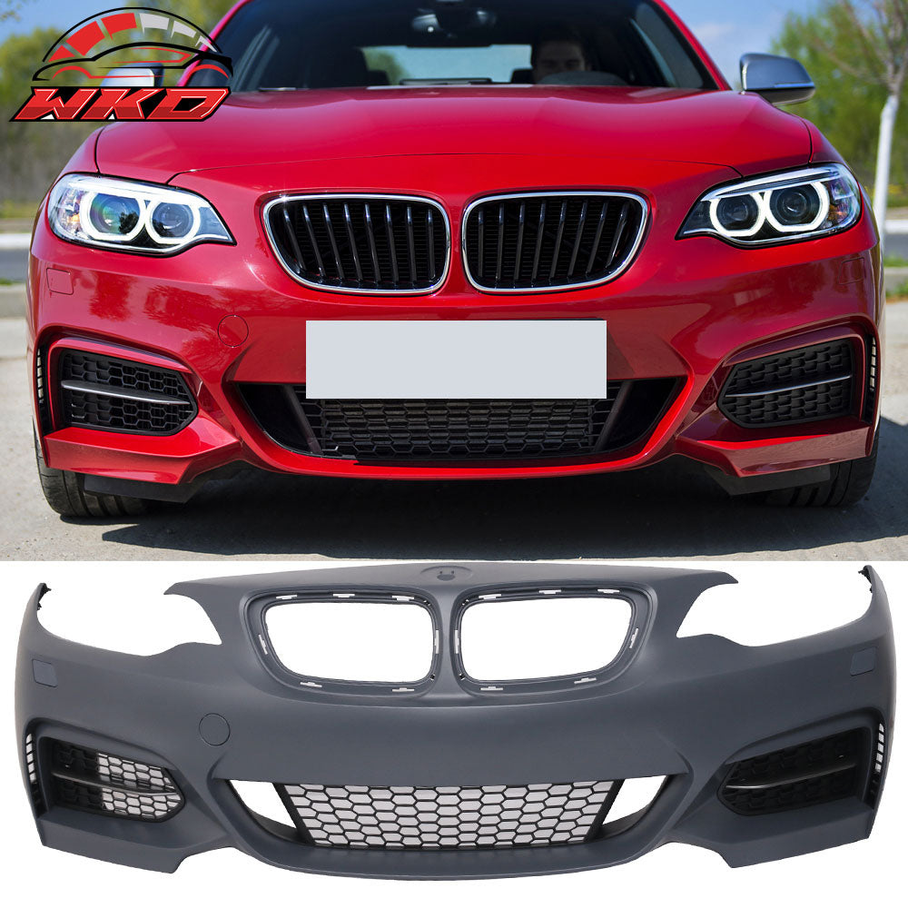 Fits 14-21 BMW F22 F23 2-Series M Sport Style Front Bumper Cover Conversion PP