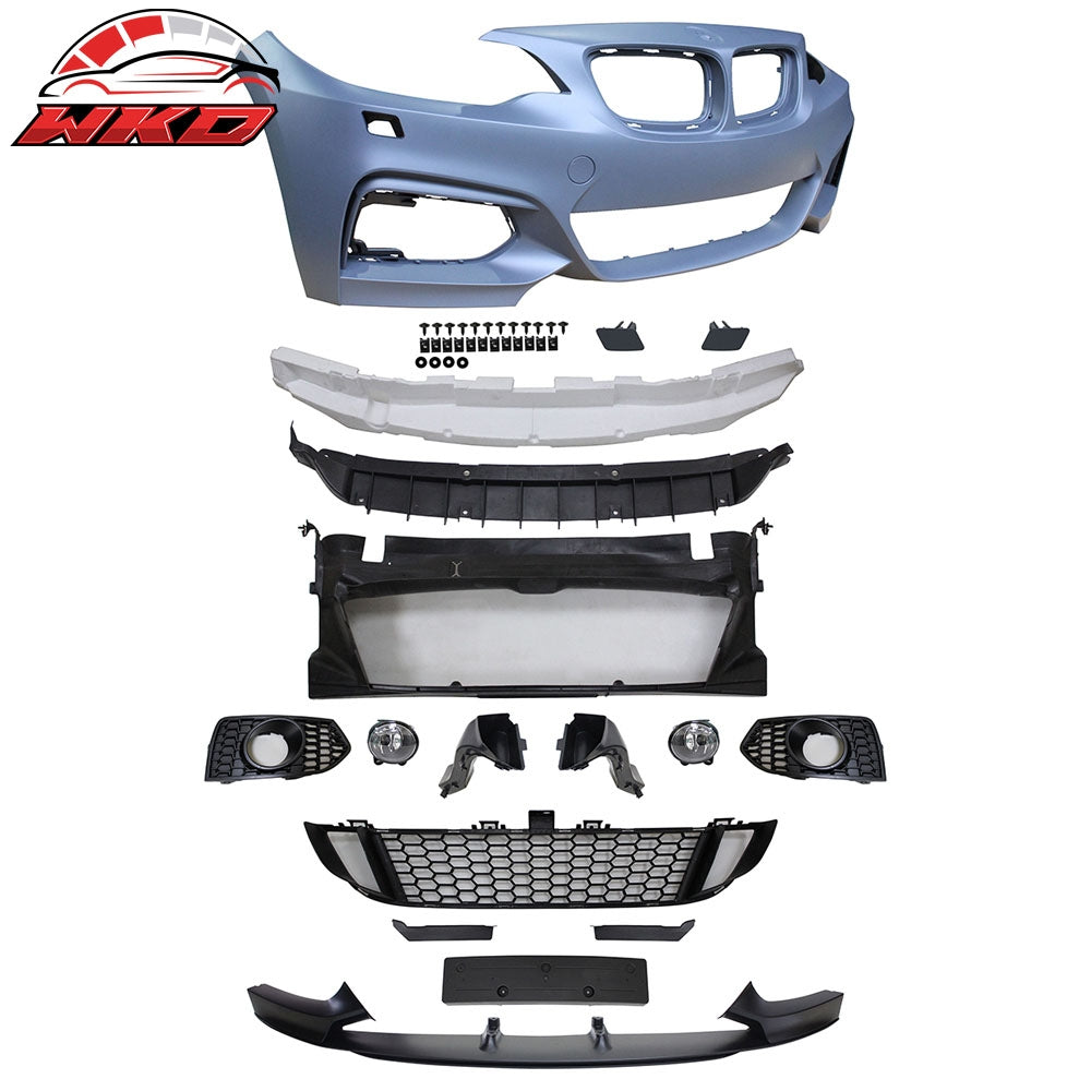 Wholesale 14-21 BMW F22 F23 2-Series MP Style Front Bumper Cover Kits W/Fog Lights