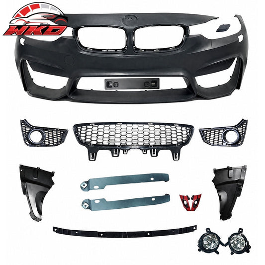 Wholesale 12-18 BMW 3-Series F30 Sedan & F31 Wagon M3 Style Front Bumper Conversion - Wikond Auto