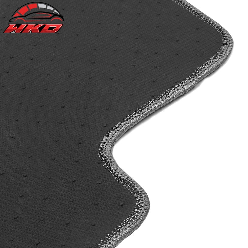 98-06 E46 3-Series Floor Mats Liner Front Rear Nylon Grey Carpet 4PCS FOR: (BMW)