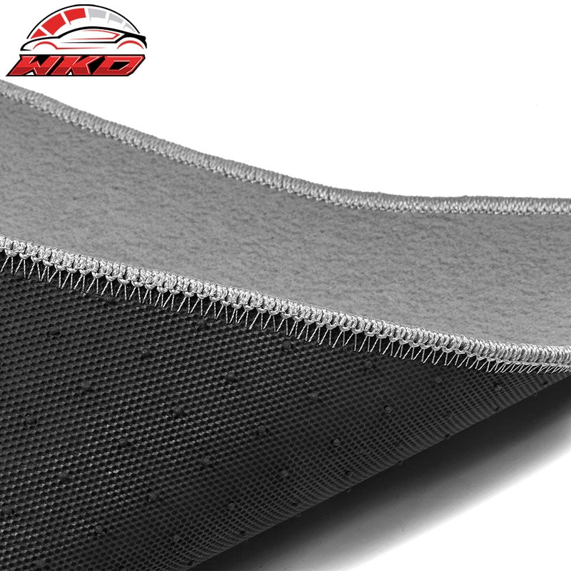 98-06 E46 3-Series Floor Mats Liner Front Rear Nylon Grey Carpet 4PCS FOR: (BMW)