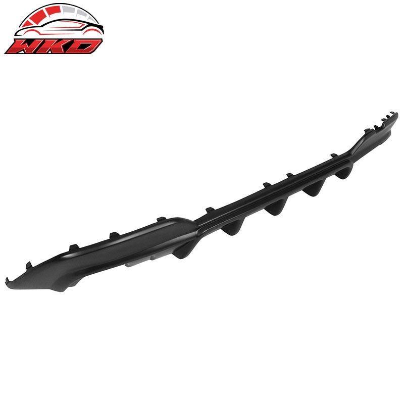 Fits 19-22 BMW 3 Series G20 IKON Style Rear Bumper Lip Diffuser PP Matte Black