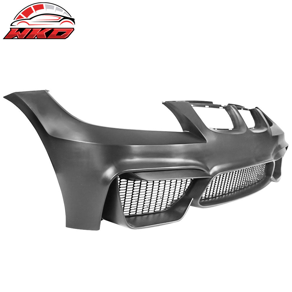 Fits 06-08 BMW E90 E91 3 Series M4 Style Front Bumper Cover Conversion - PP