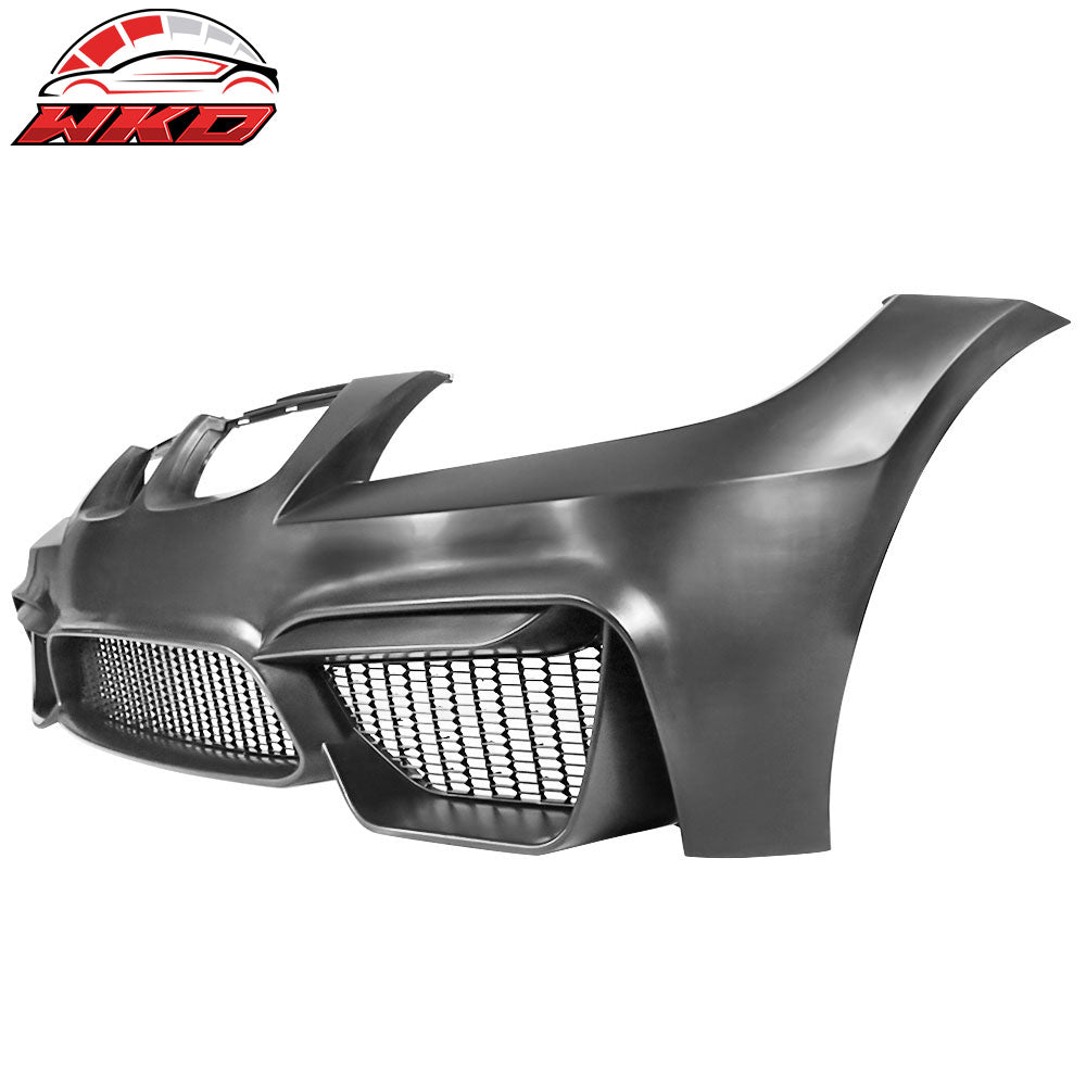 Fits 06-08 BMW E90 E91 3 Series M4 Style Front Bumper Cover Conversion - PP