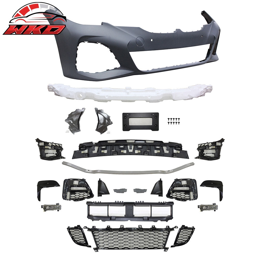 Wholesale 19-22 BMW 3-Series G20 M-Tech Front Bumper Cover Fog Sensor Hole No ACC PP