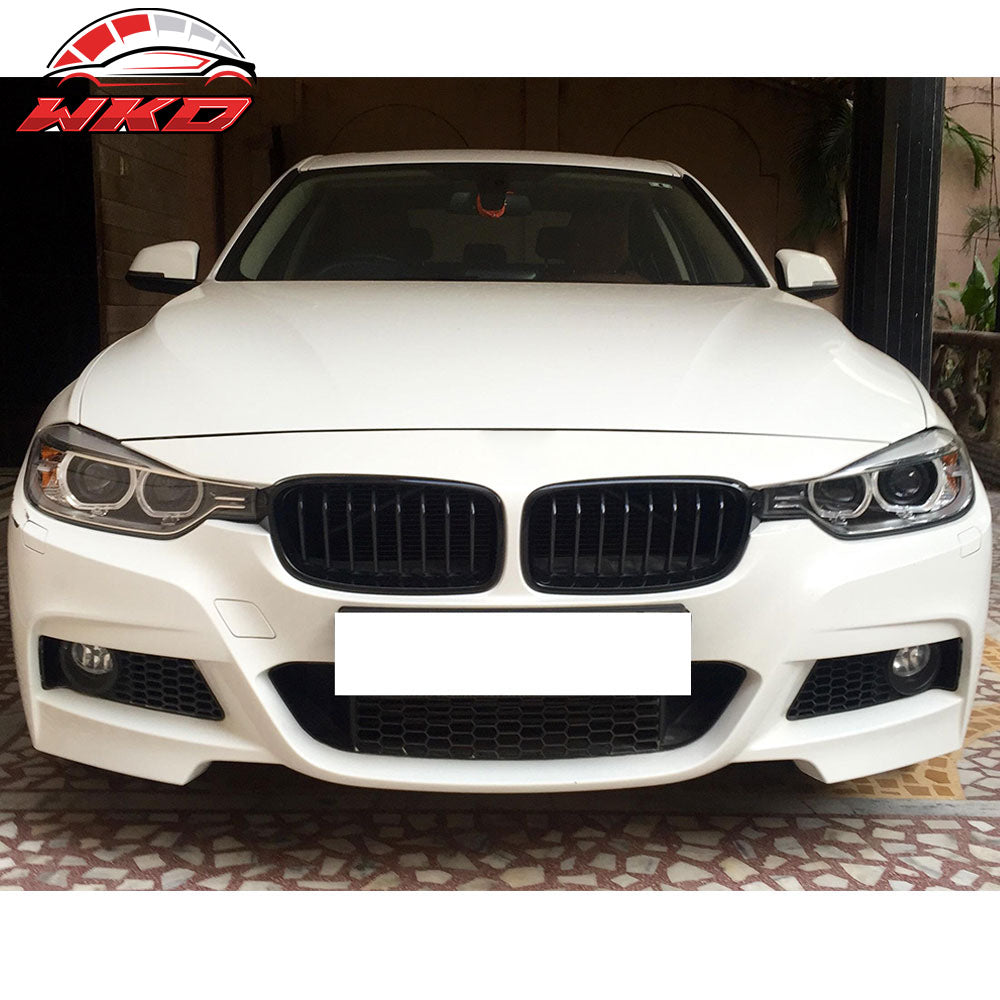 Fits 12-18 BMW F30 M-Tech M Sport Front Bumper Conversion w/ Fog Light Cover -PP