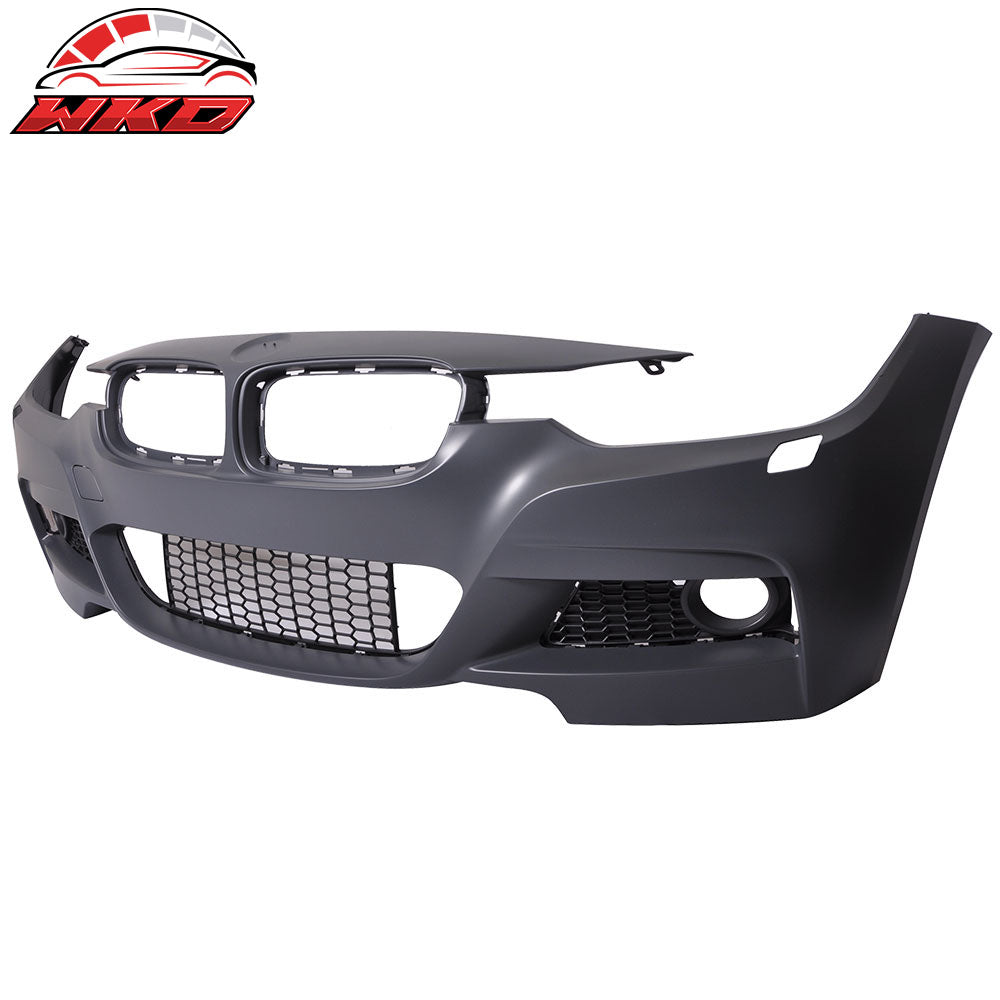 Fits 12-18 BMW F30 M-Tech M Sport Front Bumper Conversion w/ Fog Light Cover -PP