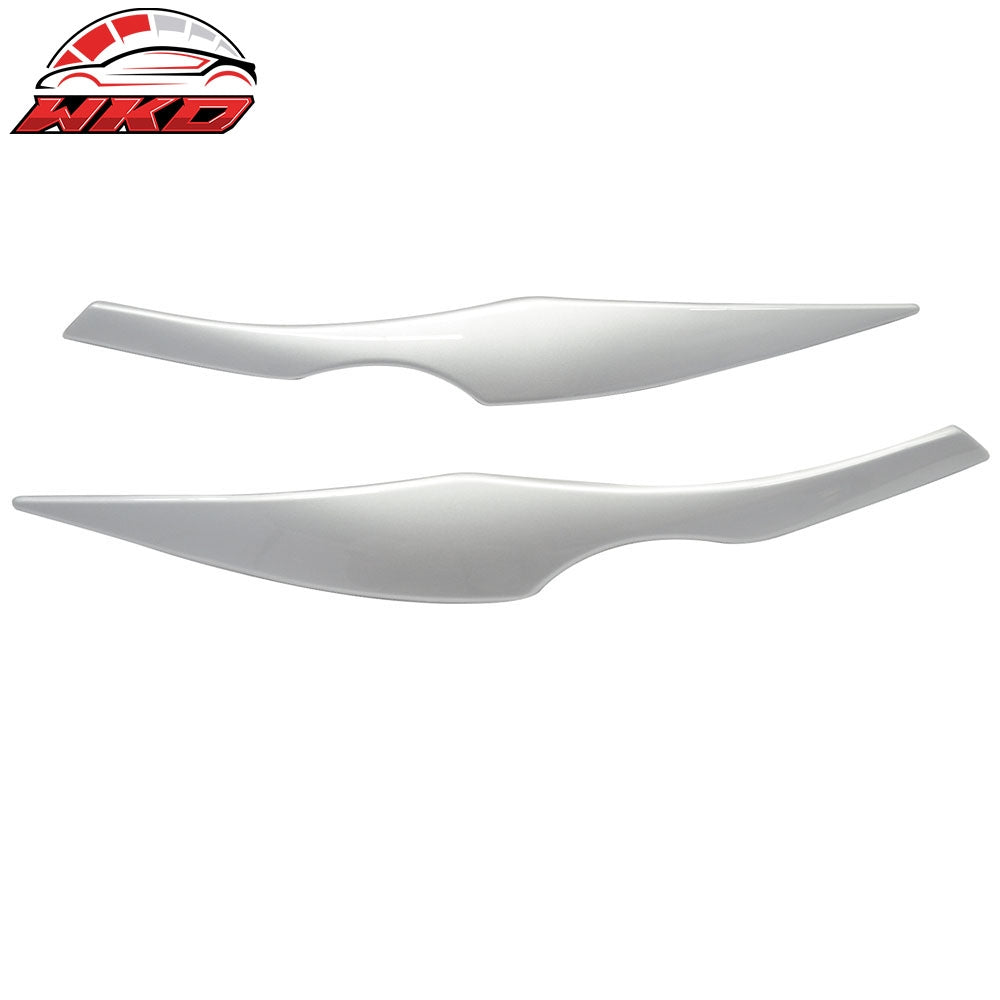 Wholesale 06-11 BMW E90 3-Series Sedan Headlight Eyebrows Eyelid Painted #354 Silver - Wikond Auto