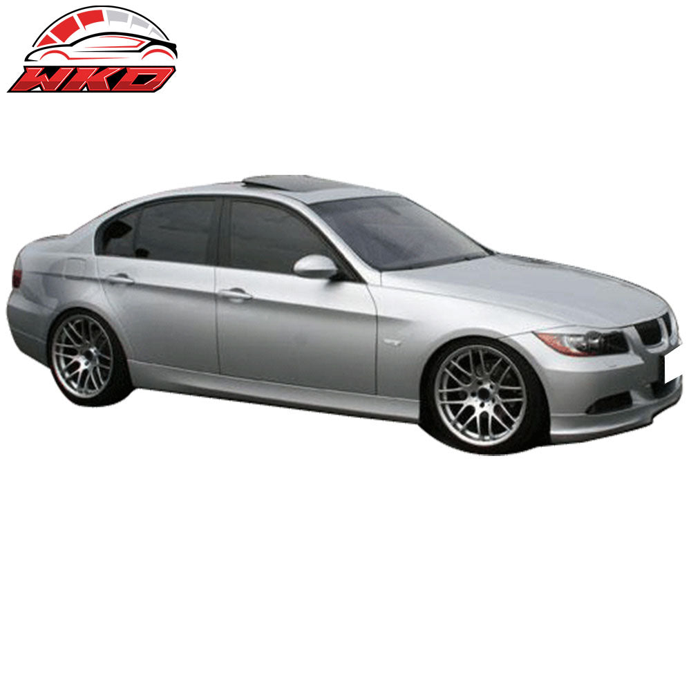Fits 06-11 BMW E90 3-Series Sedan Headlight Eyebrows Eyelid Painted #354 Silver