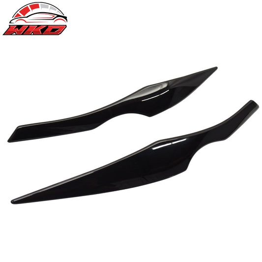 Wholesale 06-11 BMW E90 3-Series Sedan Headlight Eyebrows Eyelid Painted #668 Black