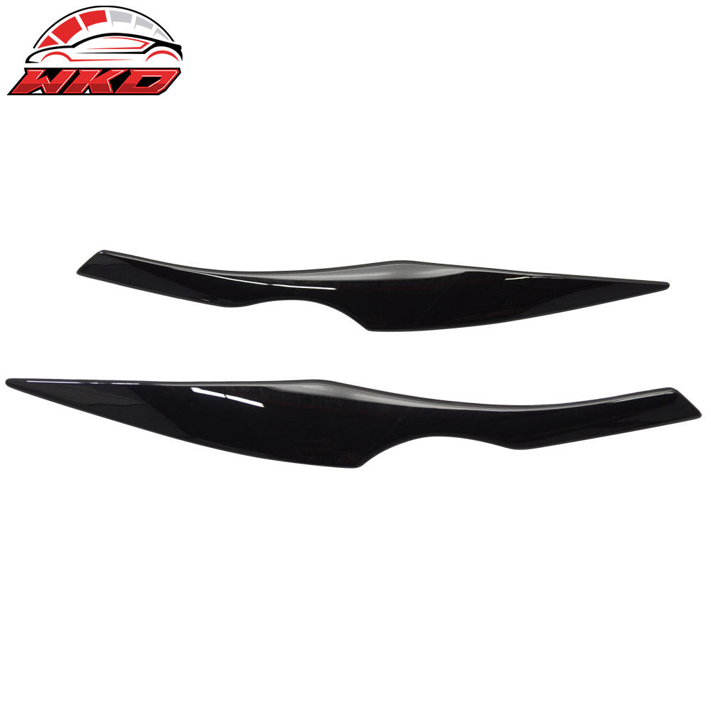 Wholesale 06-11 BMW E90 3-Series Sedan Headlight Eyebrows Eyelids Painted #475 Black