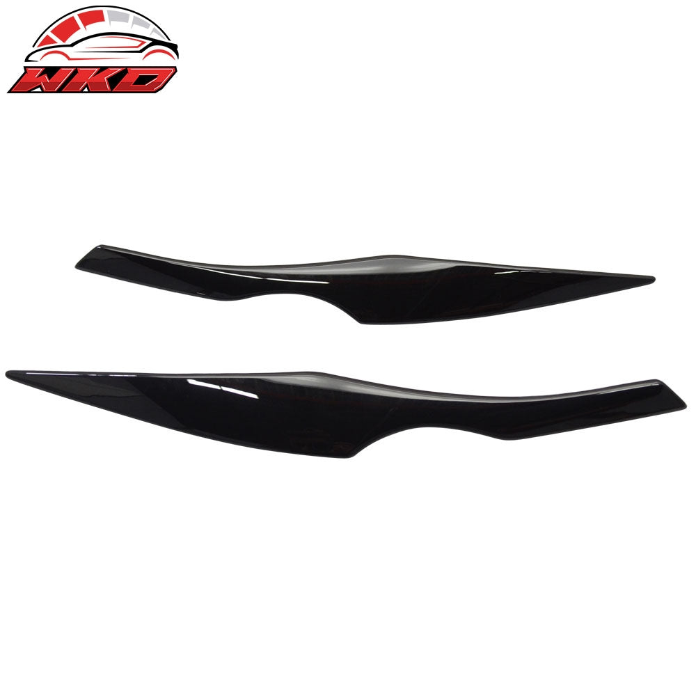 Wholesale 06-11 BMW E90 3-Series Sedan Headlight Eyebrows Eyelids Painted #475 Black