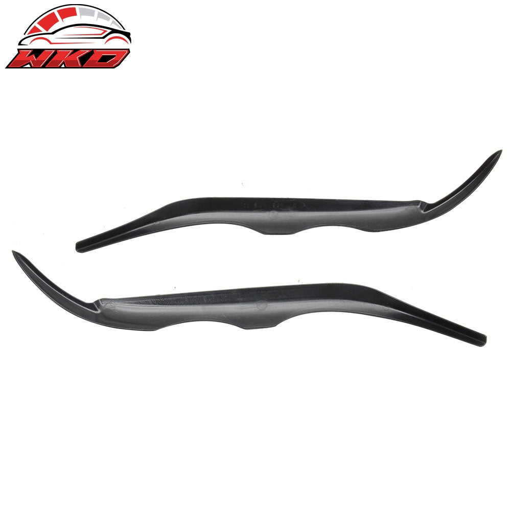 02+ BMW E46 Ham Paintable Black Eyelids Eyebrows