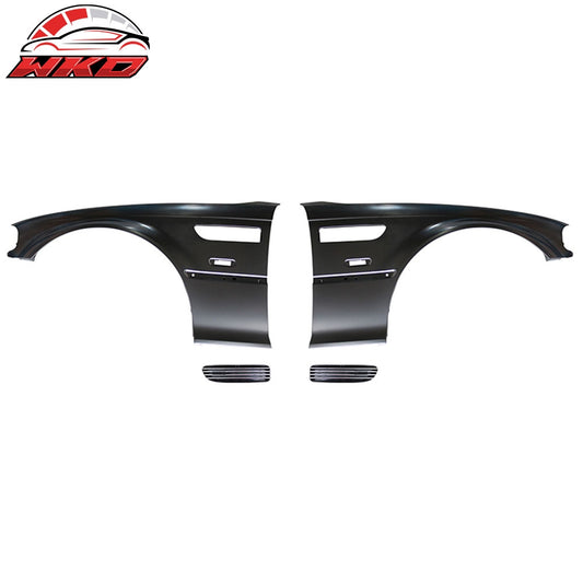 Wholesale 98-02 BMW E46 M3 Style Metal Fenders With Chrome Side Vent