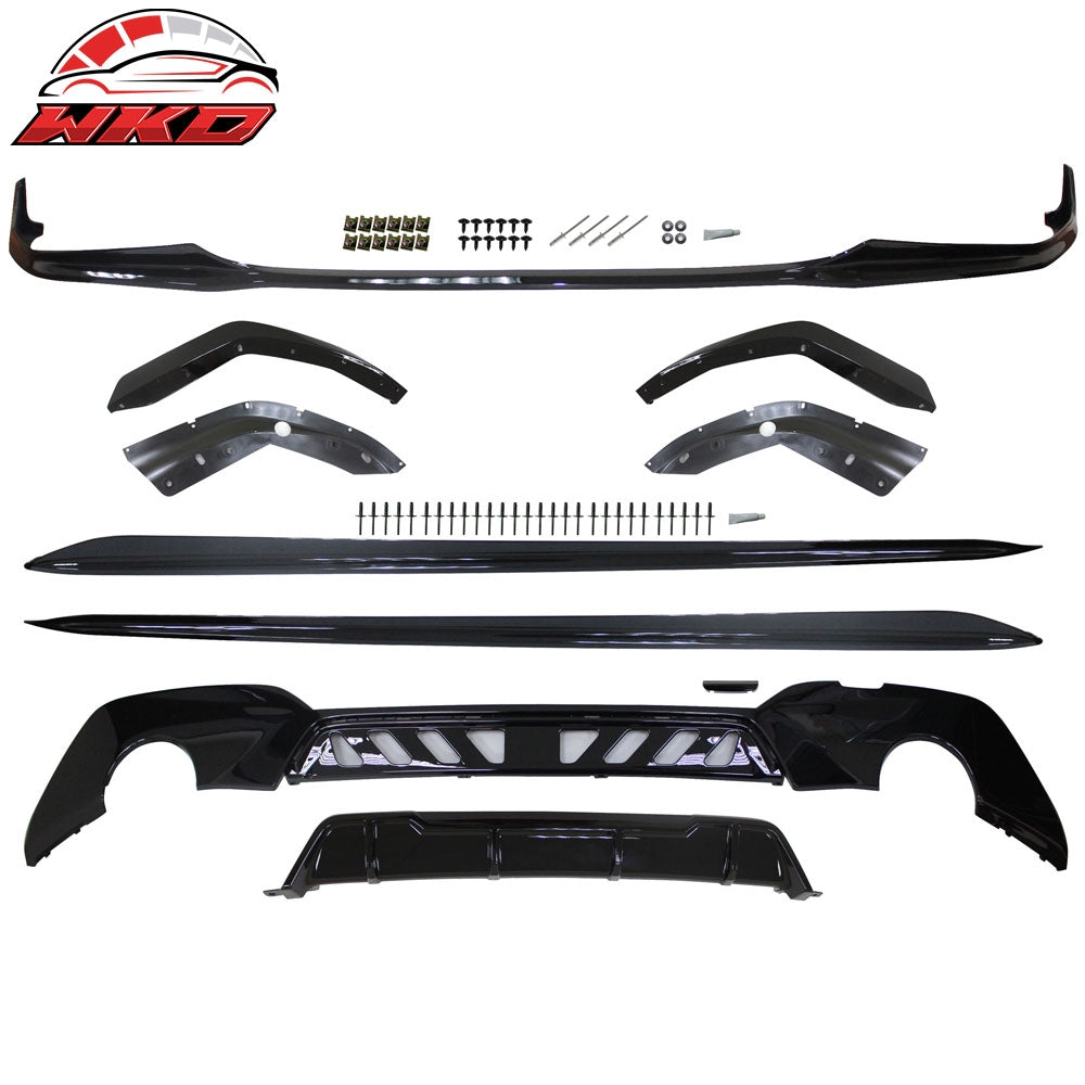 Wholesale 19-22 BMW G20 M-Performace Front Bumper Lip & Rear Diffuser & Side Skirts