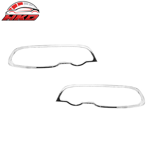 Wholesale 00-03 BMW 3-Series E46 Coupe Chrome ABS Front Headlight Bezels Covers Pair