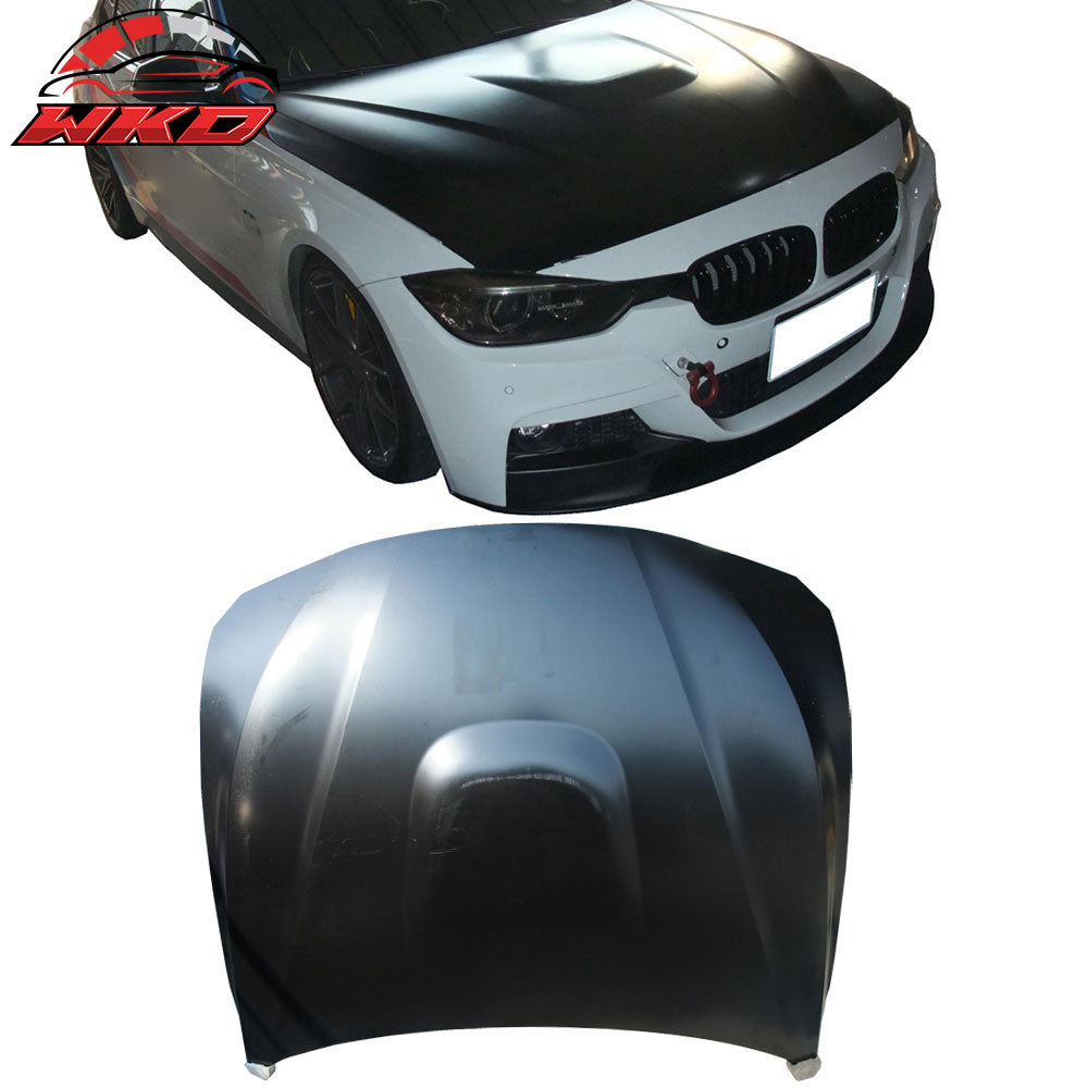 Fits 12-20 BMW F30 F31 F32 F33 F36 M4 Type Front Hood Bonnet Vent Air Duct-Steel
