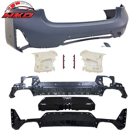 Wholesale 23-26 BMW G20 3-Series LCI M340i MP Style Rear Bumper w/ Park Sensor Hole