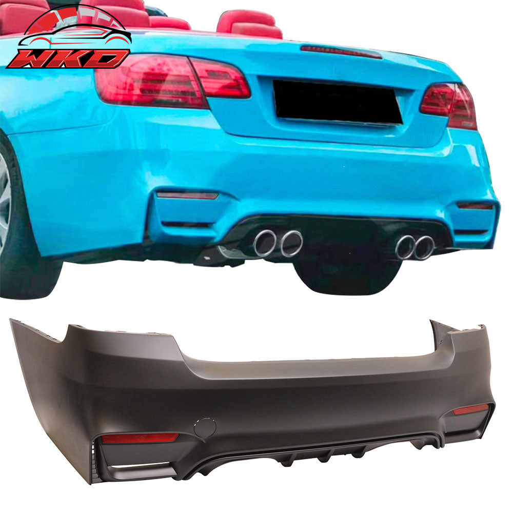 Fits 07-13 BMW E92 E93 3 Series Coupe M4 Style Rear Bumper Cover Conversion PP