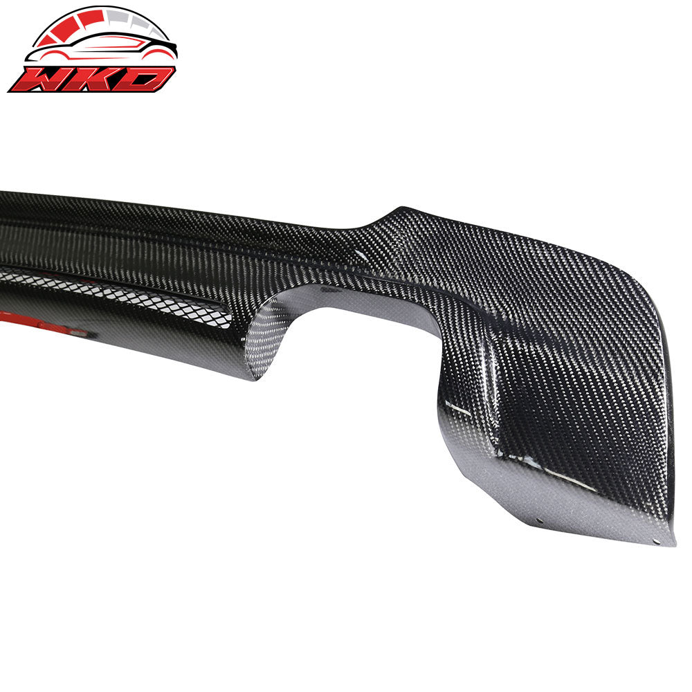 Fits 07-13 BMW 3-Series E92 MSport HM Style Rear Bumper Diffuser Carbon Fiber CF