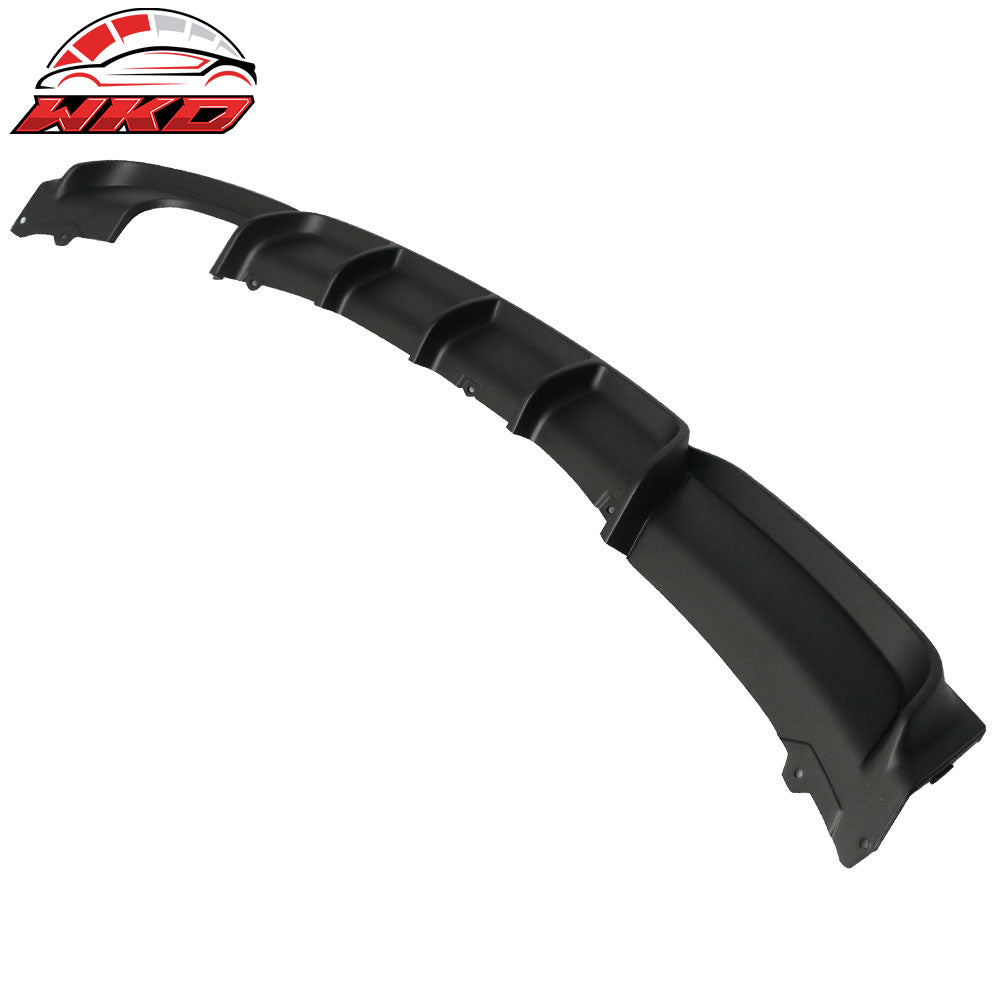 Fits 12-18 BMW F30 MT M Sport Rear Bumper Diffuser Twin Muffler Single Out