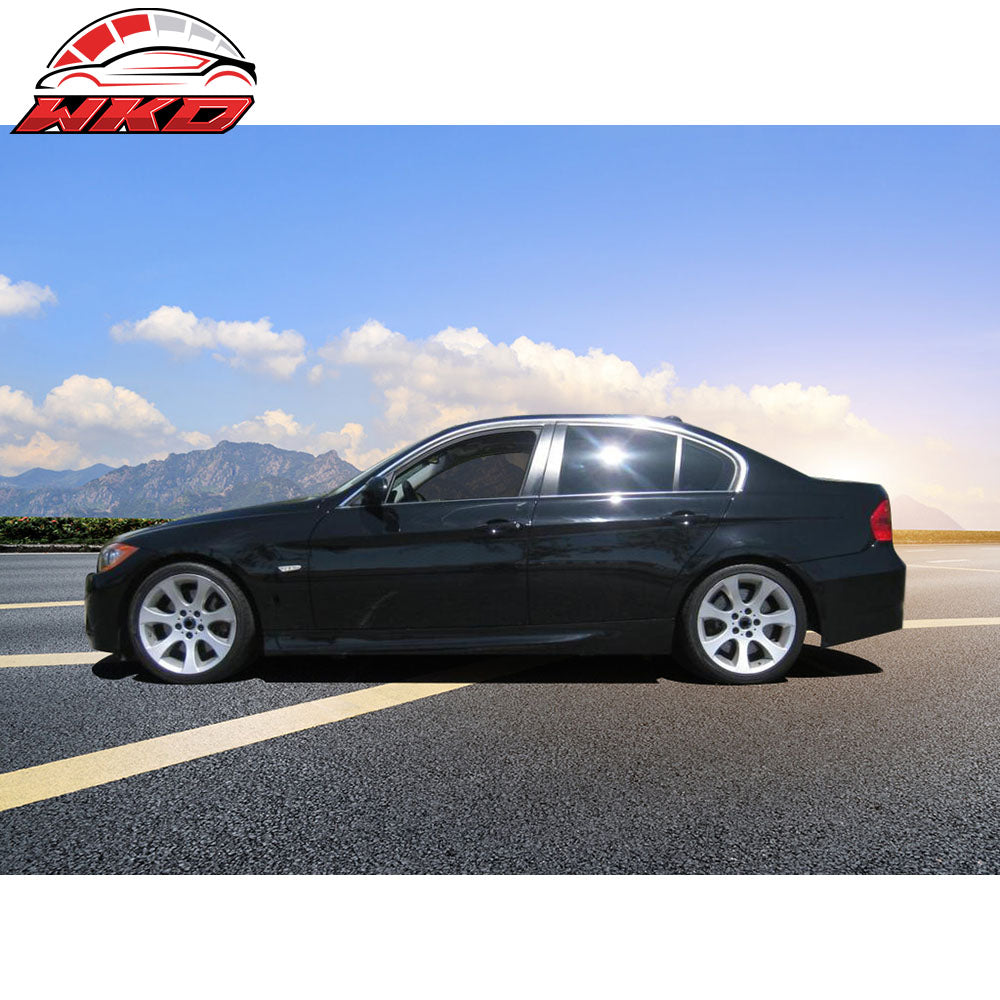 Fits BMW 06-11 E90 E91 3-Series Sedan MT Msport M3 Style Side Skirts Pair PP