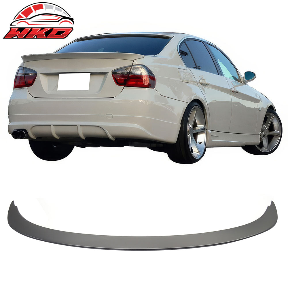 Fits 06-11 BMW 3-Series E90 Sedan AC Style Rear Trunk Spoiler Wing Lip Unpainted