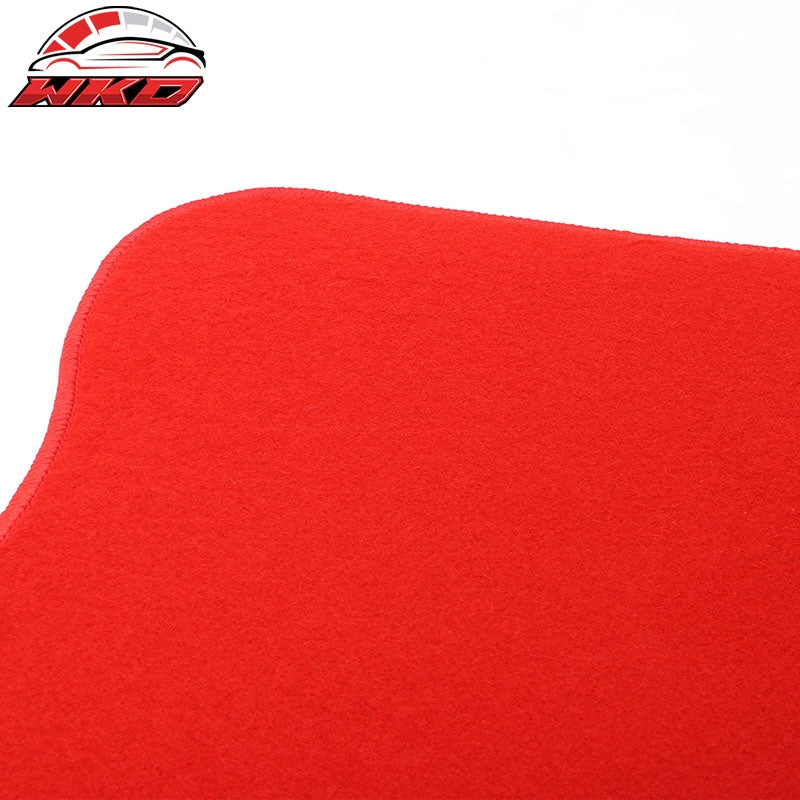 21-27 G22 4 Series Nylon Front Rear Carpet Set Floor Mats Liner Red FOR: (BMW)