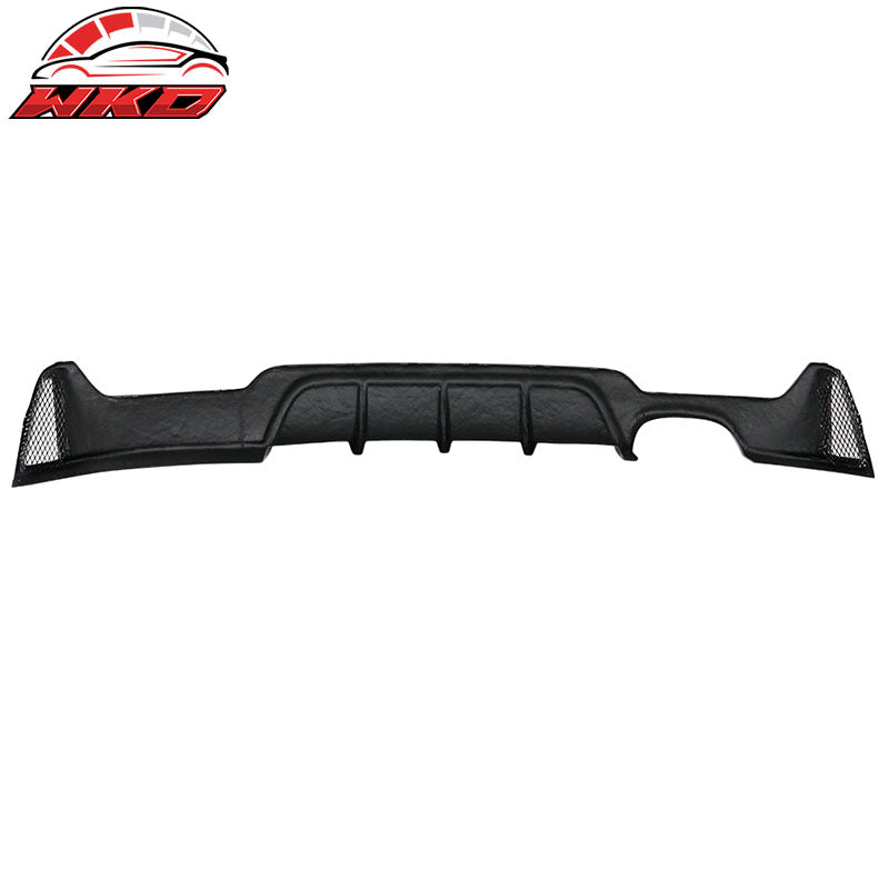 Fit 14-20 BMW 4 Series 428i 430i P Style Rear Diffuser Forged Matte Carbon Fiber