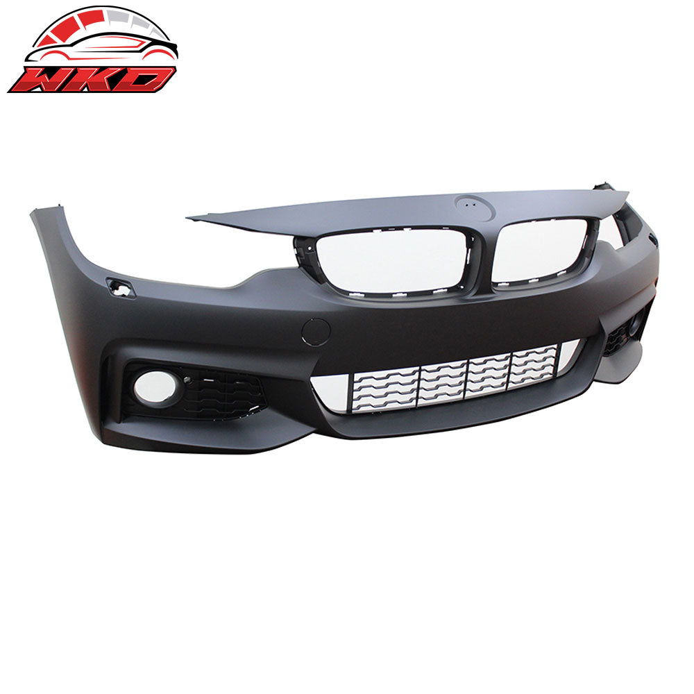 Fits 14-20 F32 F33 F36 428i M-Tech M Sport Style Front Bumper Cover Replacement