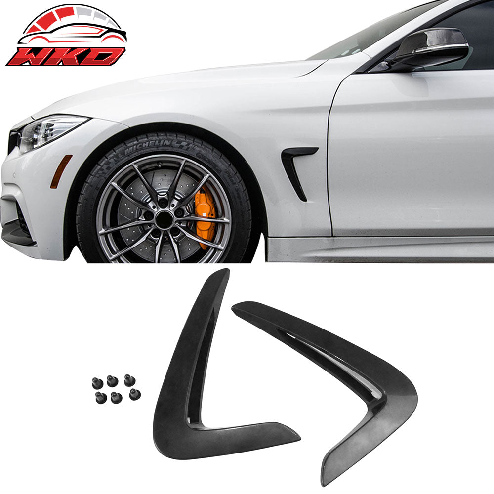Fits 14-16 BMW 4-Series F32 F33 F36 Grand Coupe Side Fender Air Vent Unpainted