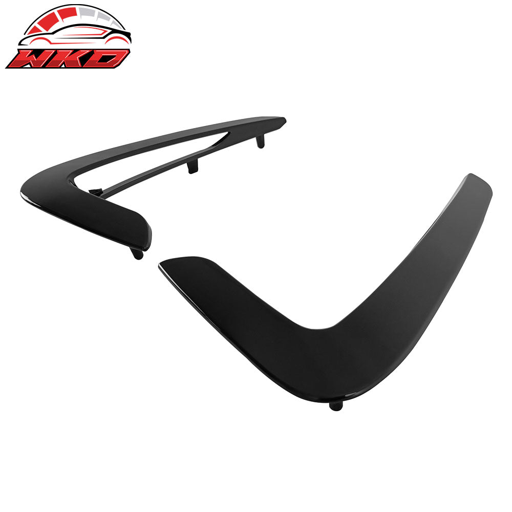 Fits 14-16 BMW 4-Series F32 F33 F36 Side Fender Air Vent Painted #668 Jet Black