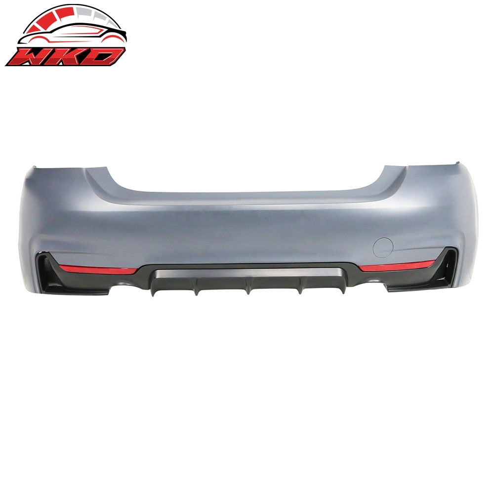 Wholesale 14-20 BMW F32 435i M-P Style Rear Bumper Cover Twin Dual Outlet - PP - Wikond Auto