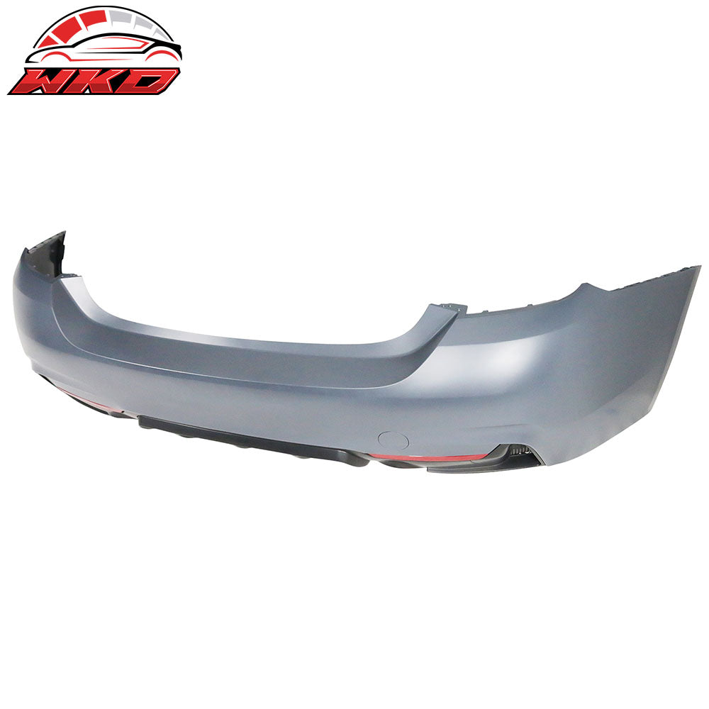 Fits 14-20 BMW F32 435i M-P Style Rear Bumper Cover Twin Dual Outlet - PP