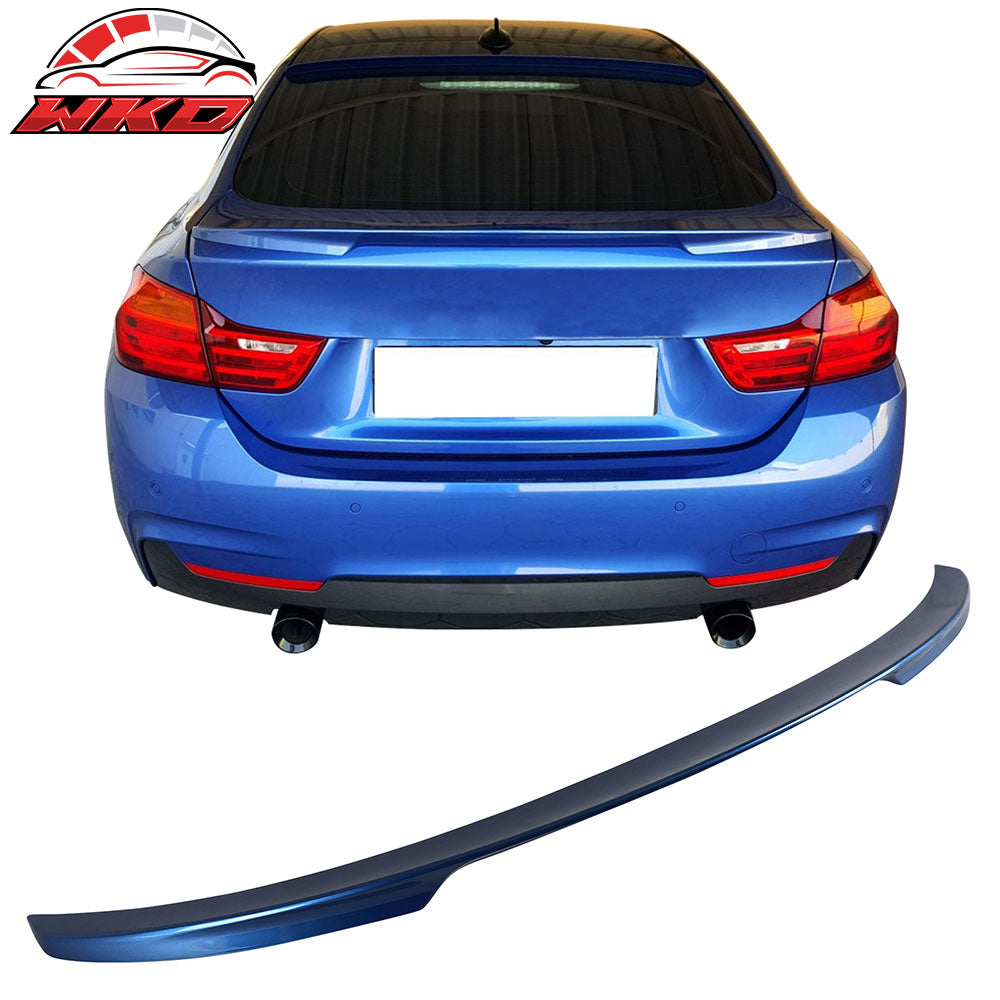 Fits 15-20 BMW F36 4 Series Gran Coupe Performance Style Trunk Spoiler #335 Blue