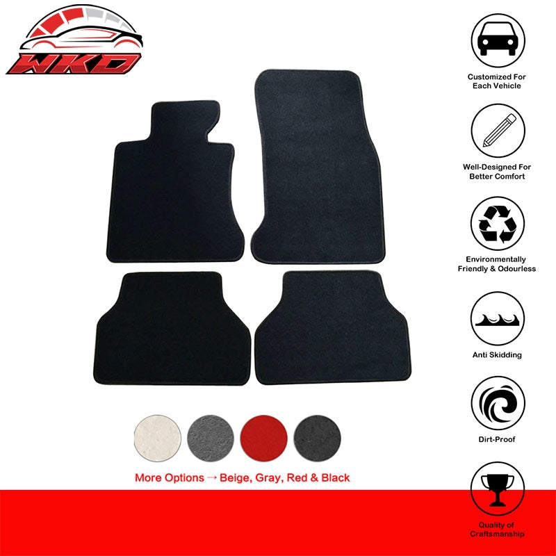 05-10 E60 5 Series 4PC Floor Mat Carpet Front & Rear Nylon FOR: (BMW)