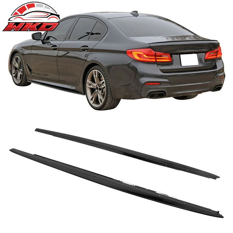 Wholesale 17-23 BMW 5 Series G30 F90 M5 M Performance Style Side Skirts Gloss Black - Wikond Auto