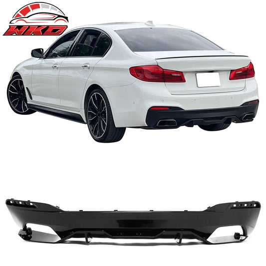 Wholesale For 17-23 BMW 5 Series G30 M Sport Gloss Black Rear Diffuser M Performance Style - Wikond Auto