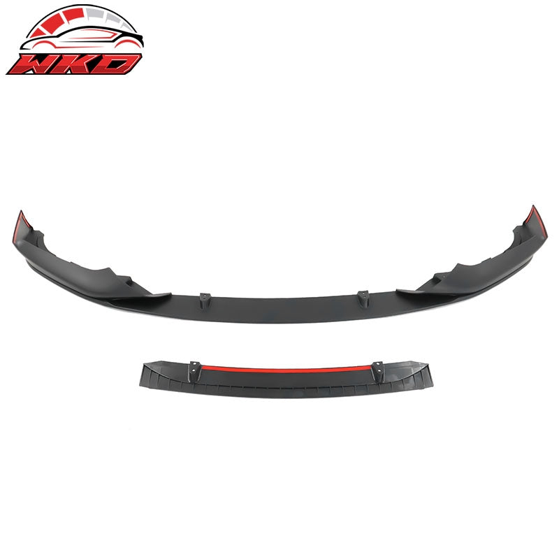 Fits 17-20 BMW 5 Series G30 MP Style Front Bumper Lip Spoiler Unpainted PP
