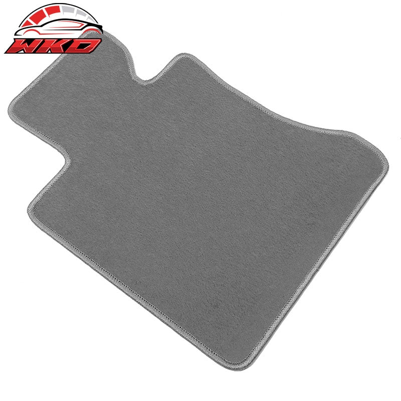 05-10 E60 5-Series Sedan Floor Mat Front & Rear Nylon Grey Carpet 4PC FOR: (BMW)