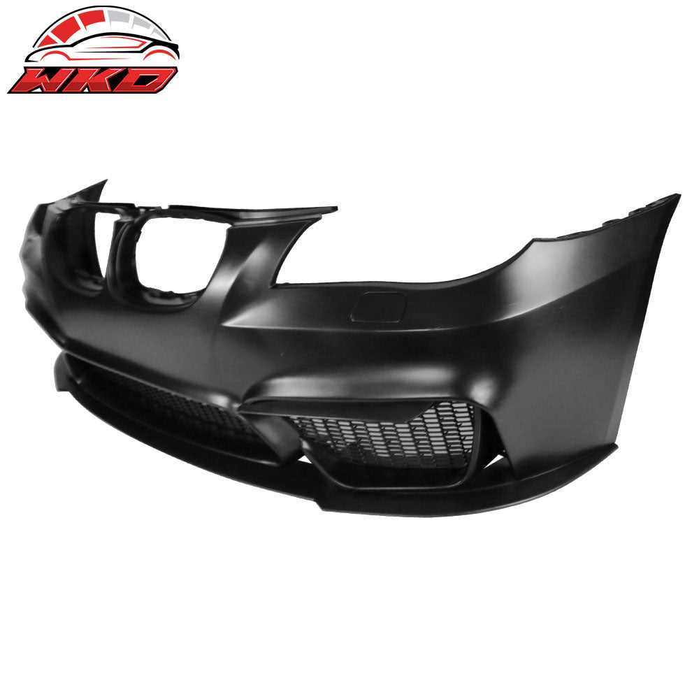 Fits 04-10 BMW E60 5 Series M4 Style Front Bumper Cover Conversion with Lip - PP