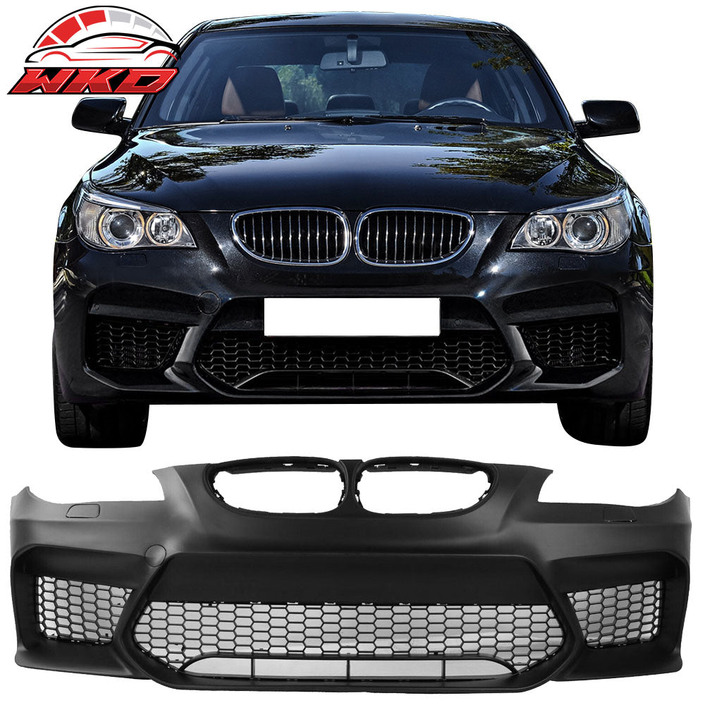 Fits 04-10 BMW E60 5 Series Sedan M5 Style Front Bumper Cover Replacement - PP