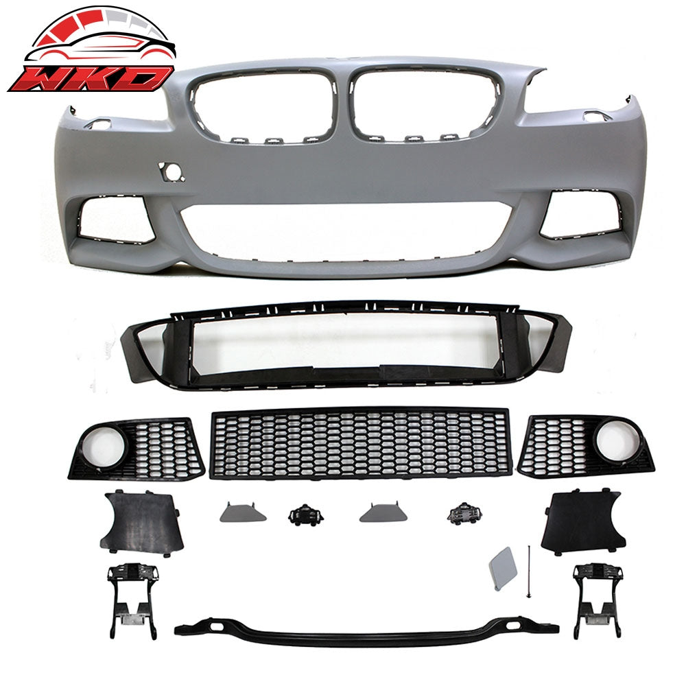 Wholesale 11-16 BMW 5-Series F10 M-Tech Style Front Bumper Cover Conversion Fog Cover