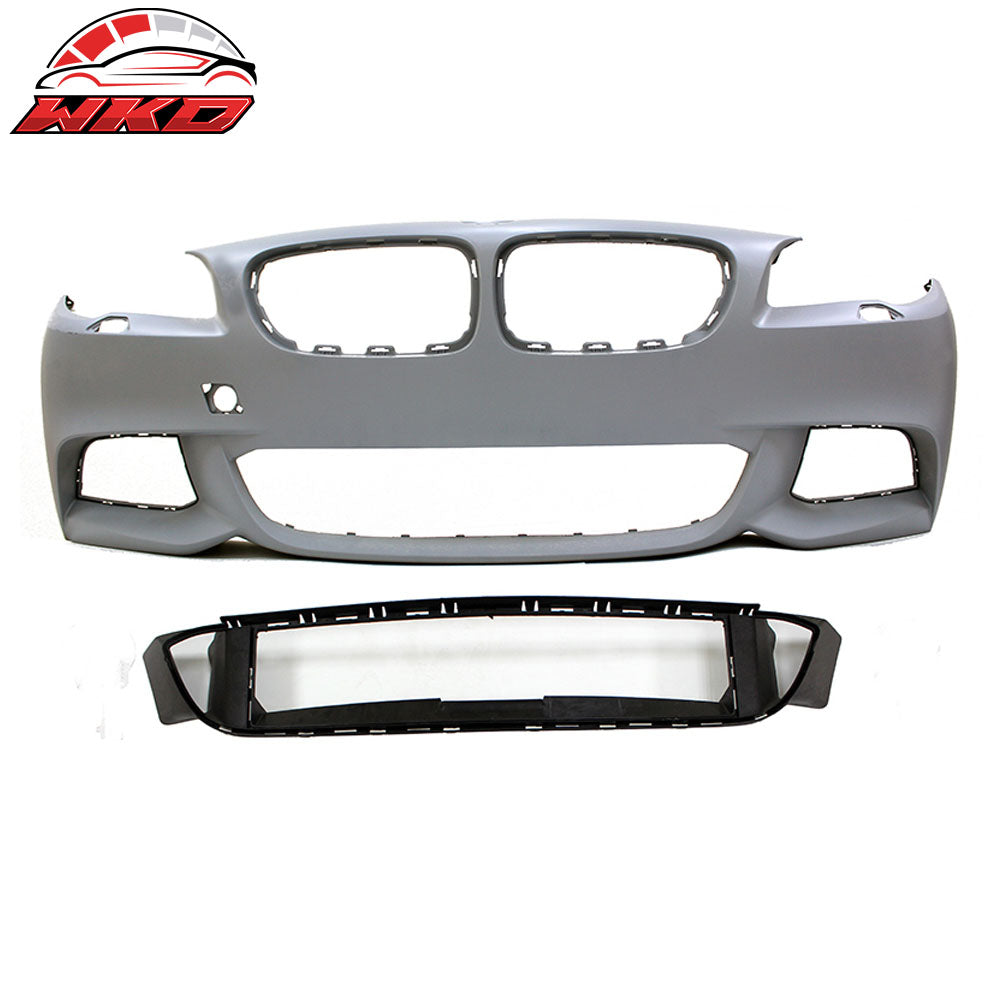 Fits 11-16 BMW 5-Series F10 M-Tech Style Front Bumper Cover Conversion Fog Cover