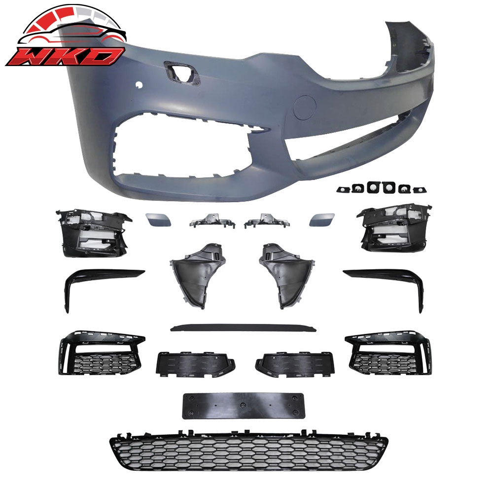 Wholesale 17-20 BMW G30 5-Series Sedan Front Bumper Cover Conversion Kits W/Grille PP