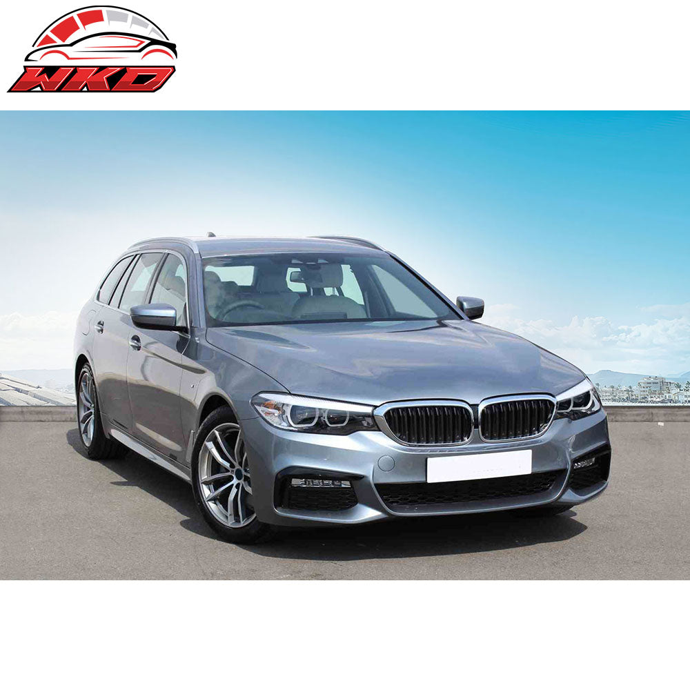 Fits 17-20 BMW G30 5-Series Sedan Front Bumper Cover Conversion Kits W/Grille PP