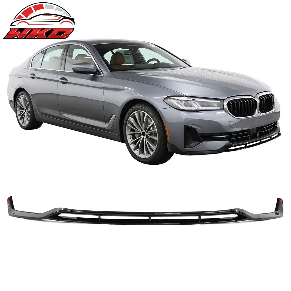 Wholesale 21-23 BMW G30 G31 LCI 5-Series Front Bumper Lip Gloss Black Chin Spoiler